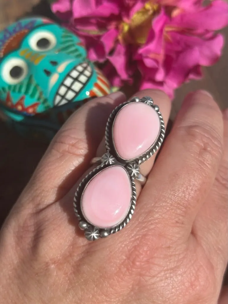 2 Stone "Cotton Candy" Rings