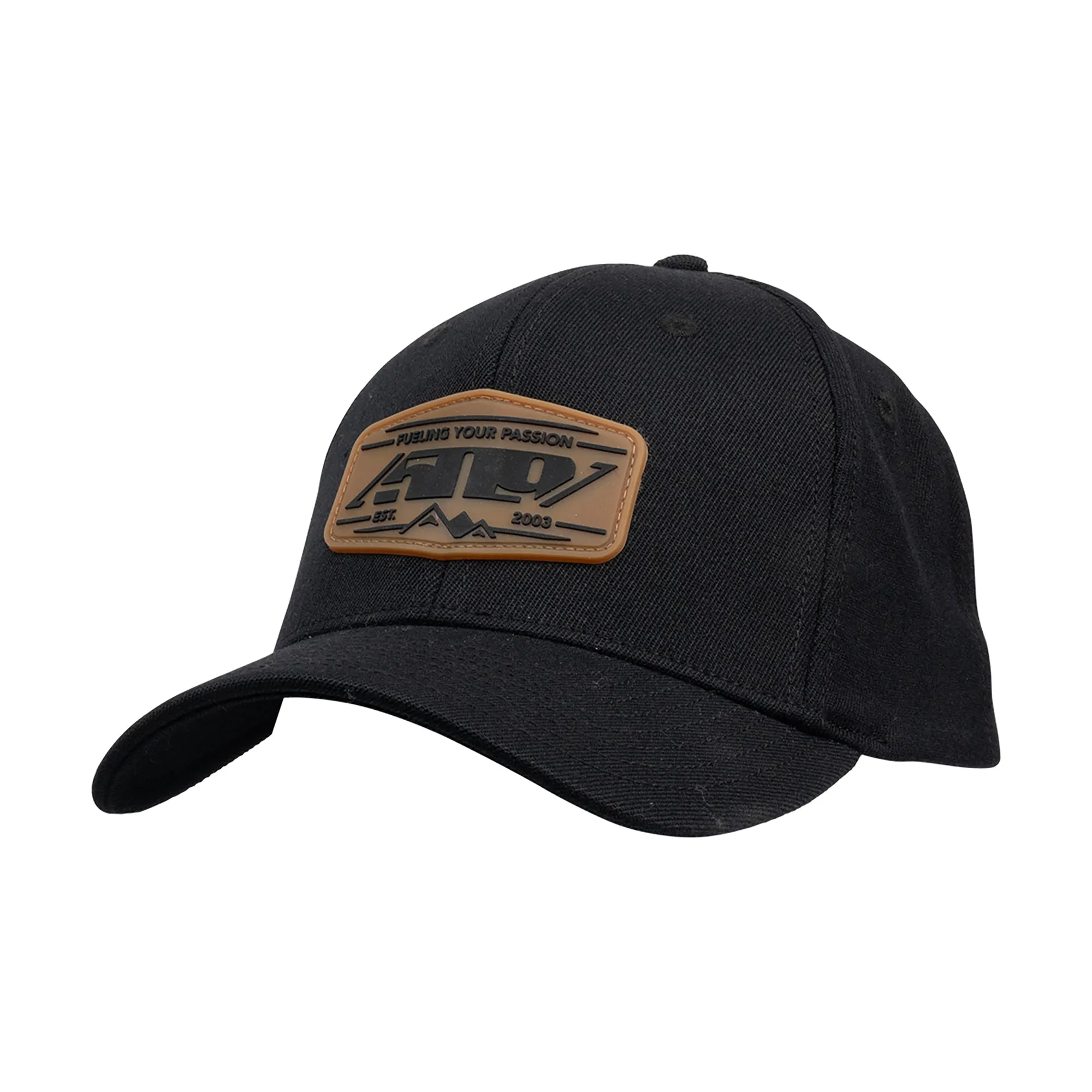 509  Black Gum Curved Brim CVT Hat FlexFit Comfort Casual