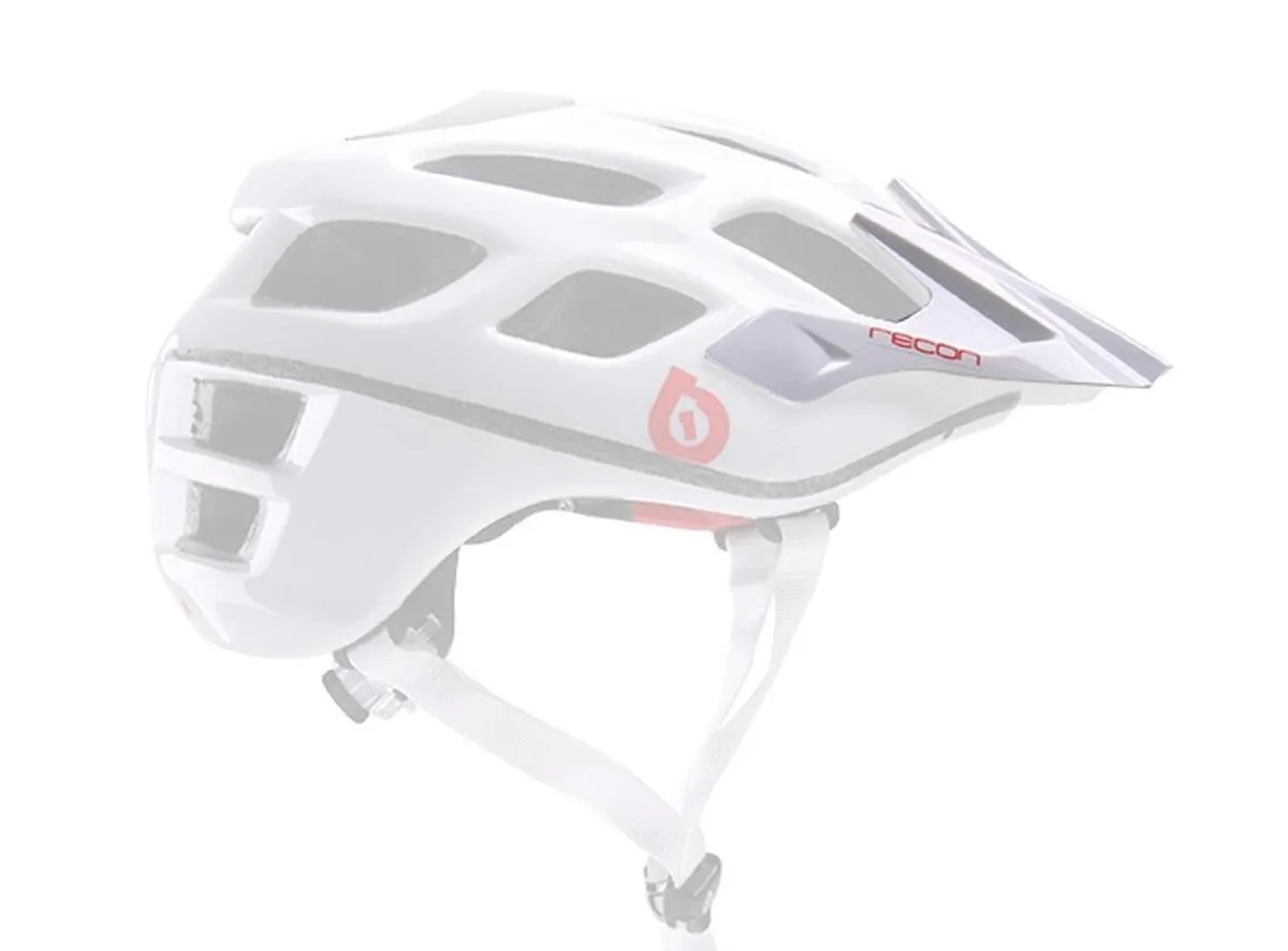 661 Recon Scout Helmet Visor - White-Red