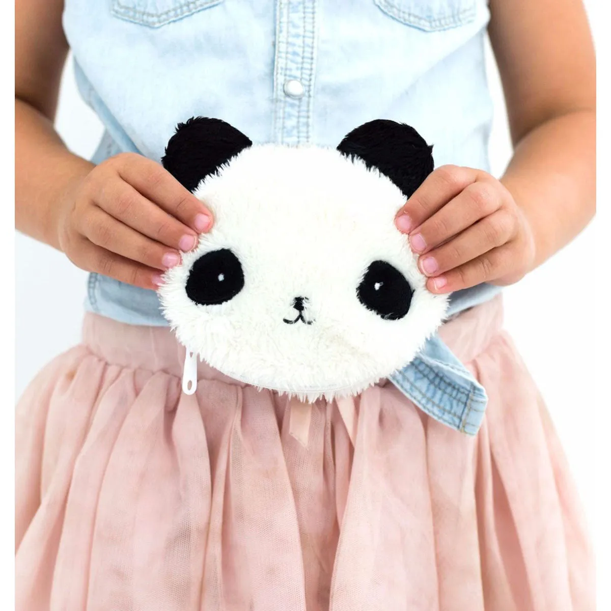 A Little Lovely Company Pocket Money Purse Fluffy Panda