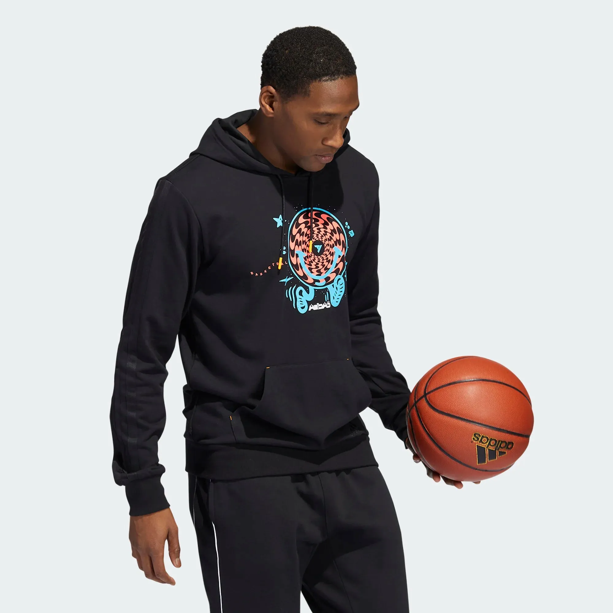 Optimized title: Comfortable ADIDAS Trae Hoodie for Men in Navy Blue