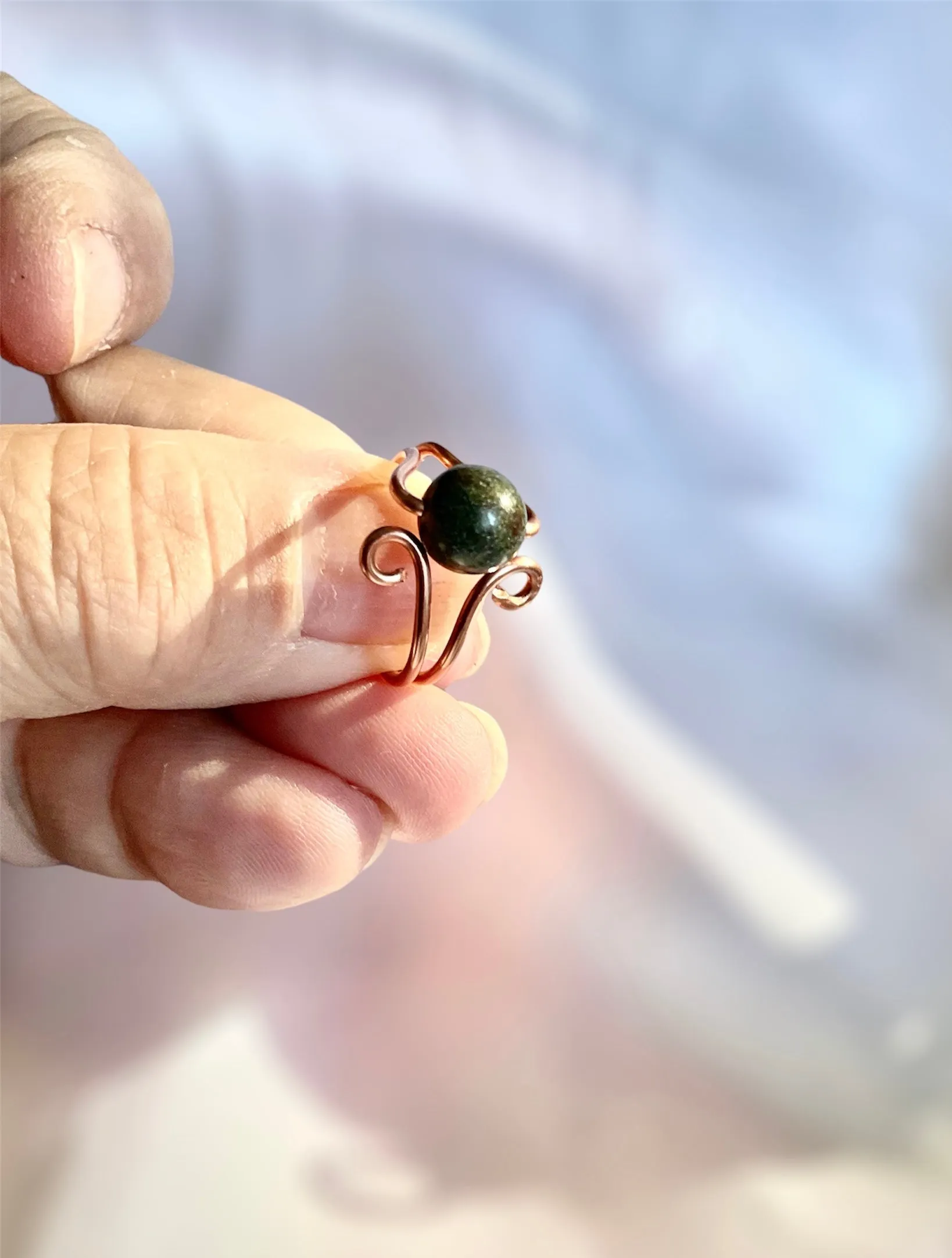 Adjustable Gemstone Rings