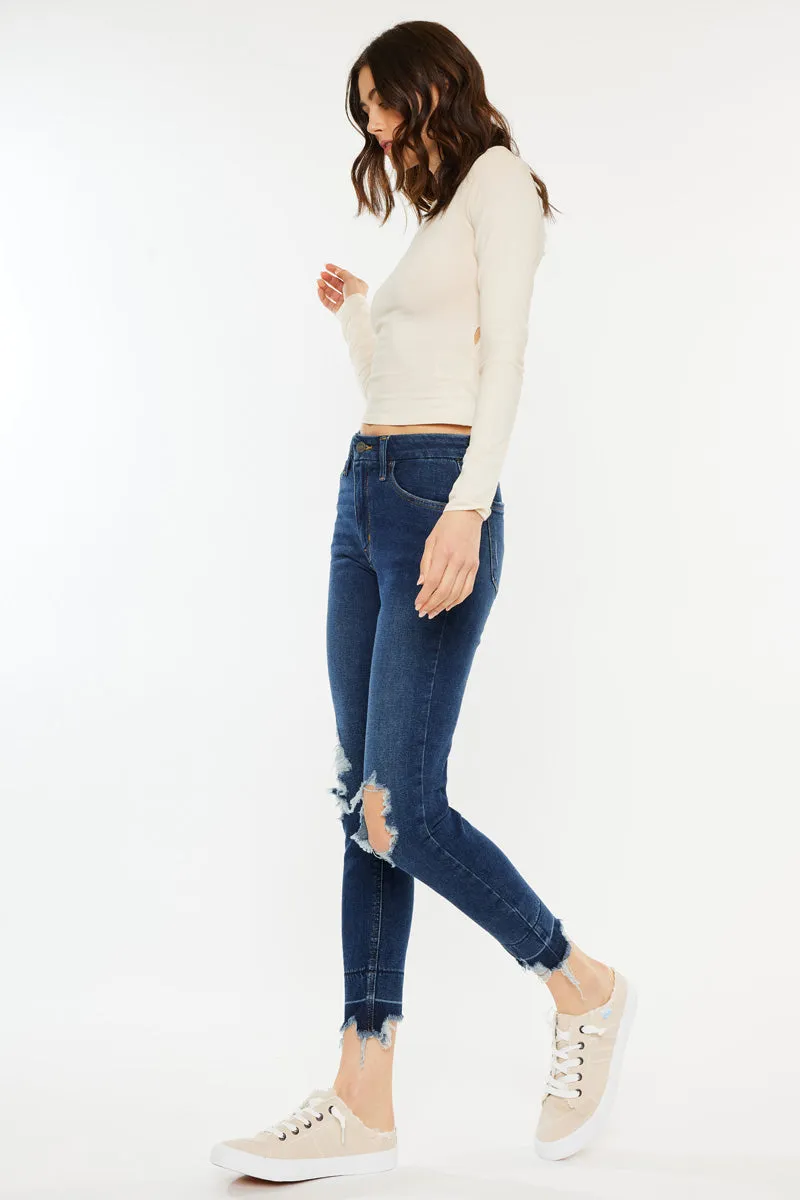 Ahri High Rise Ankle Skinny Jeans