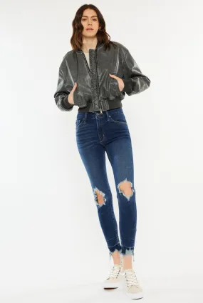 Ahri High Rise Ankle Skinny Jeans