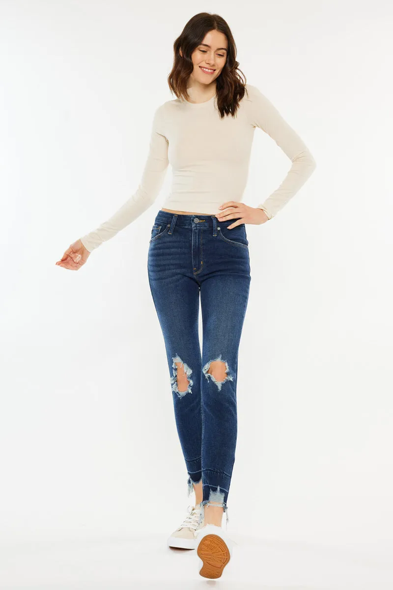 Ahri High Rise Ankle Skinny Jeans