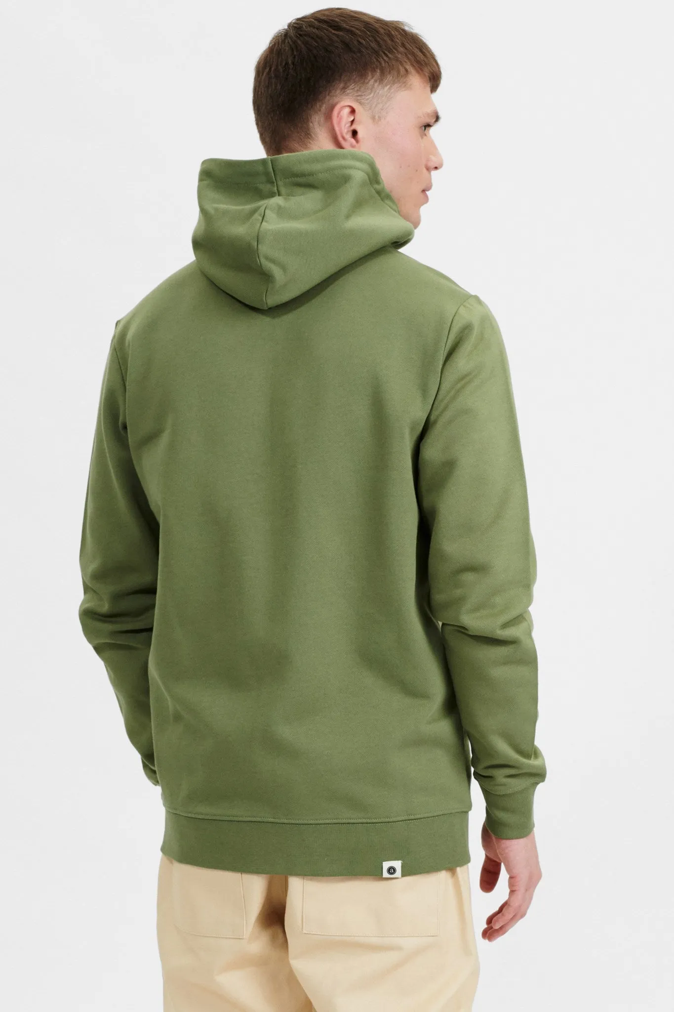 AKELLIOT NOOS ZIP HOODIE - Olivine