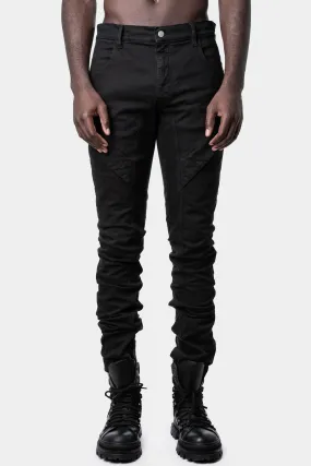 Asymmetrical pocket pants