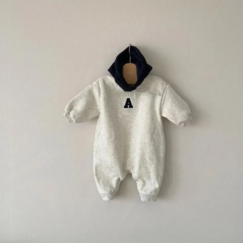 Baby A Hoodie Jumpsuit