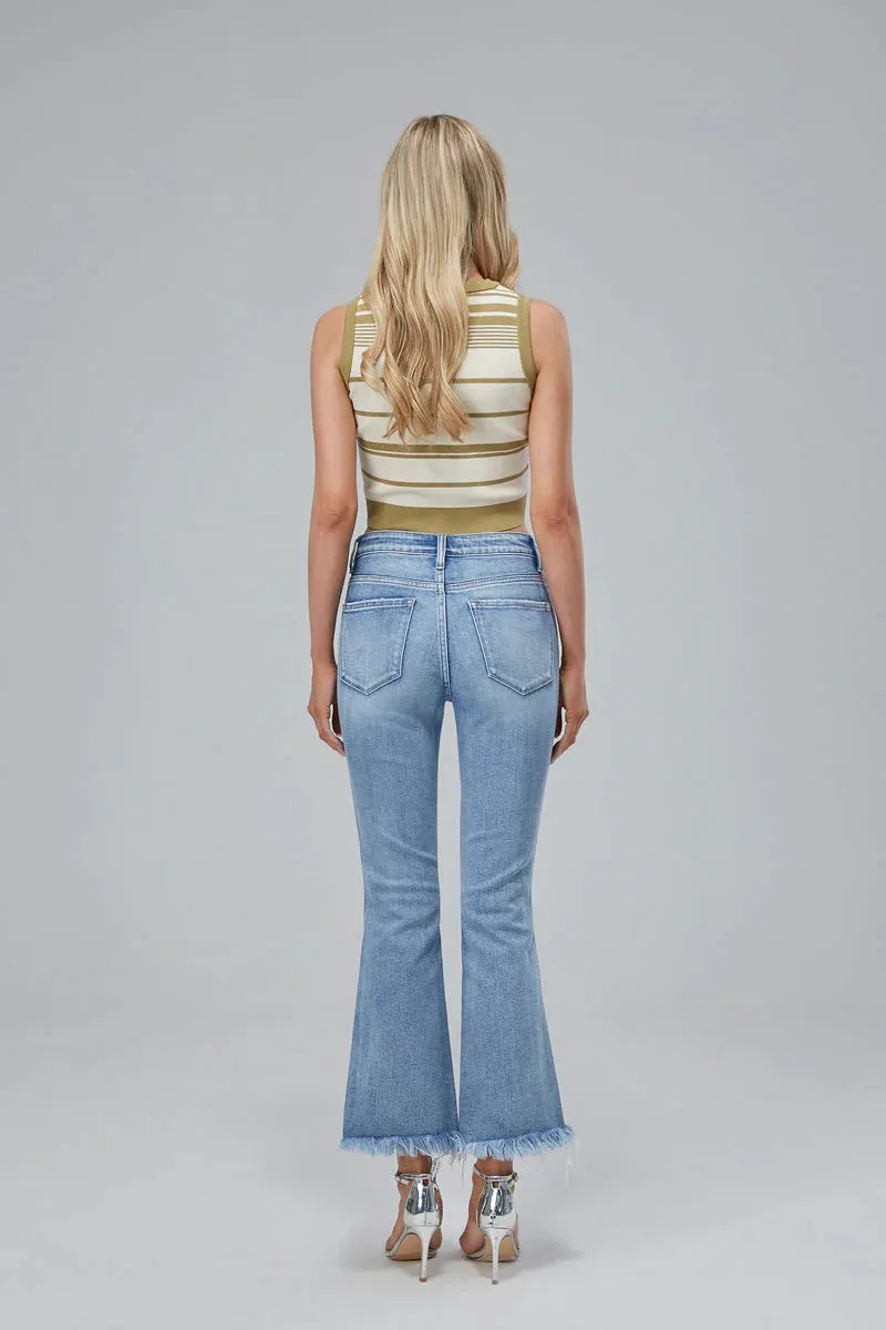 Batiste Crop Flare Jeans