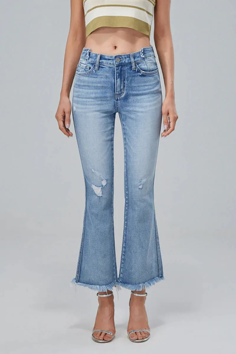 Batiste Crop Flare Jeans