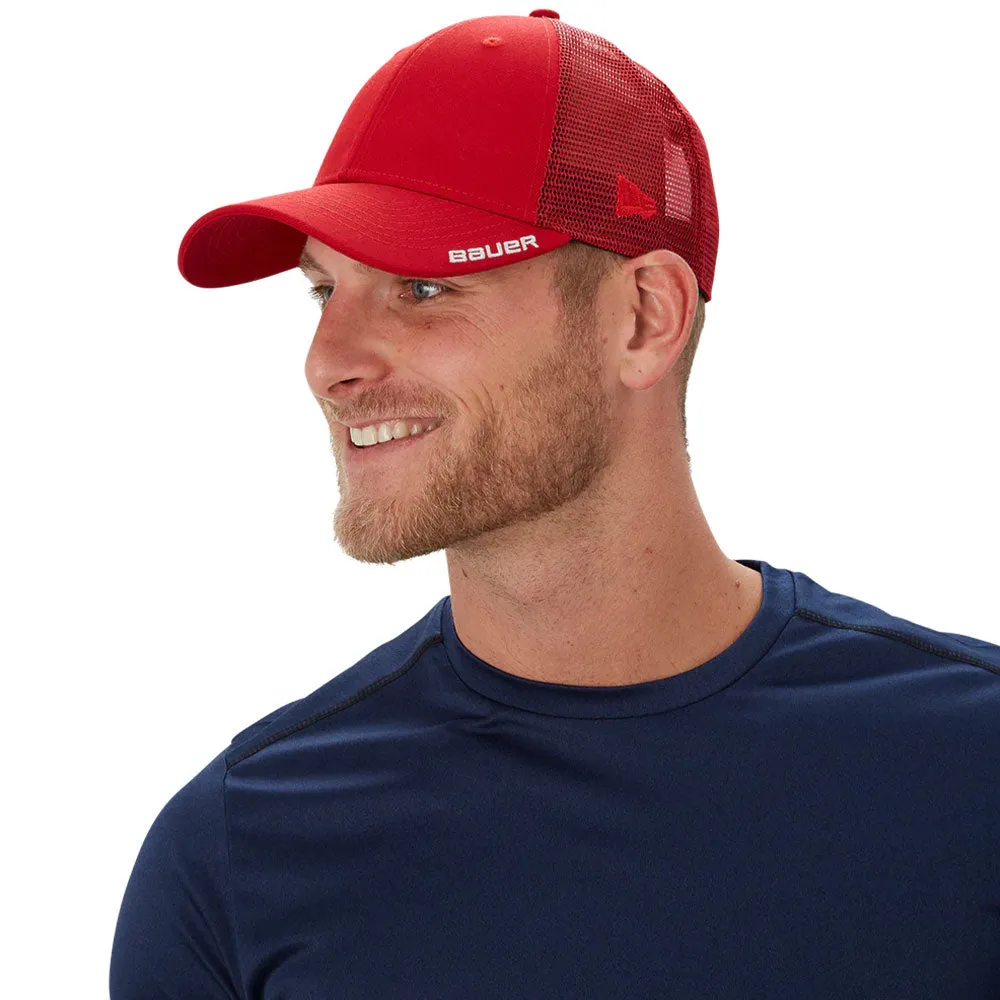 BAUER NE TEAM 9FORTY RED ADJUSTABLE HAT