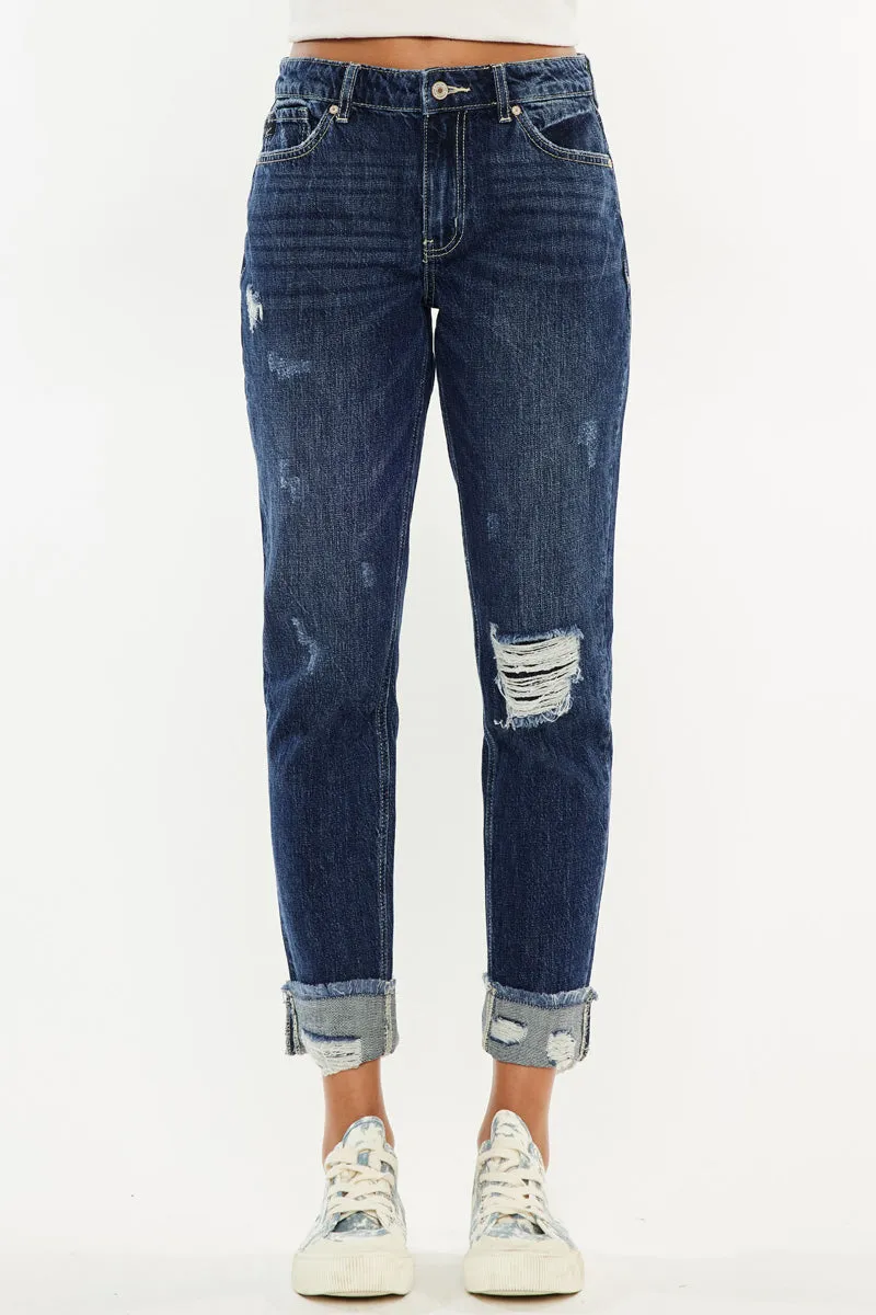 Bernice High Rise Boyfriend Jeans