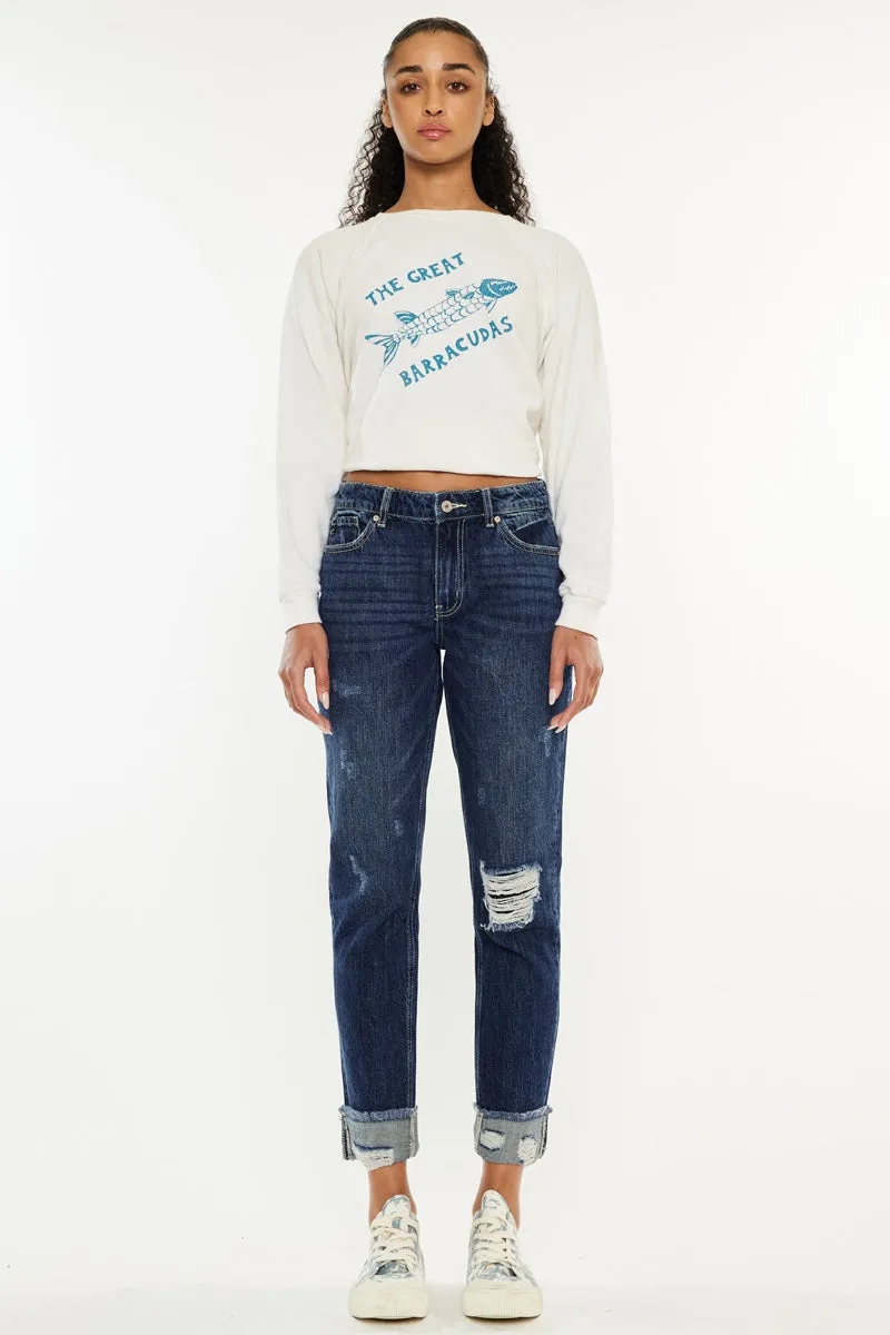 Bernice High Rise Boyfriend Jeans