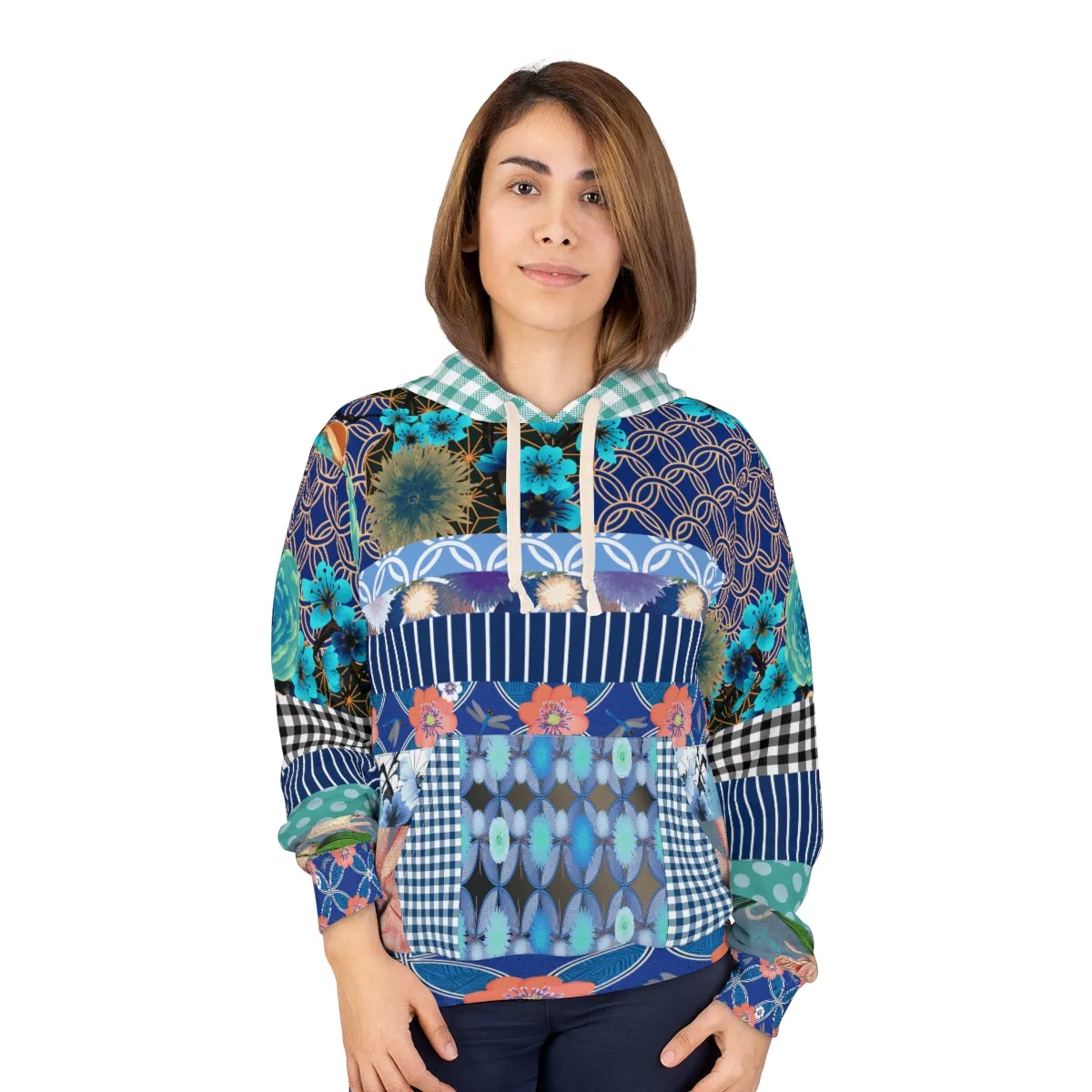 Blue Andalusian Unisex Pullover Hoodie