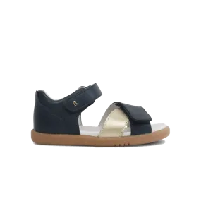 Bobux I-Walk Sail Open Sandal Kids Navy   Misty Gold