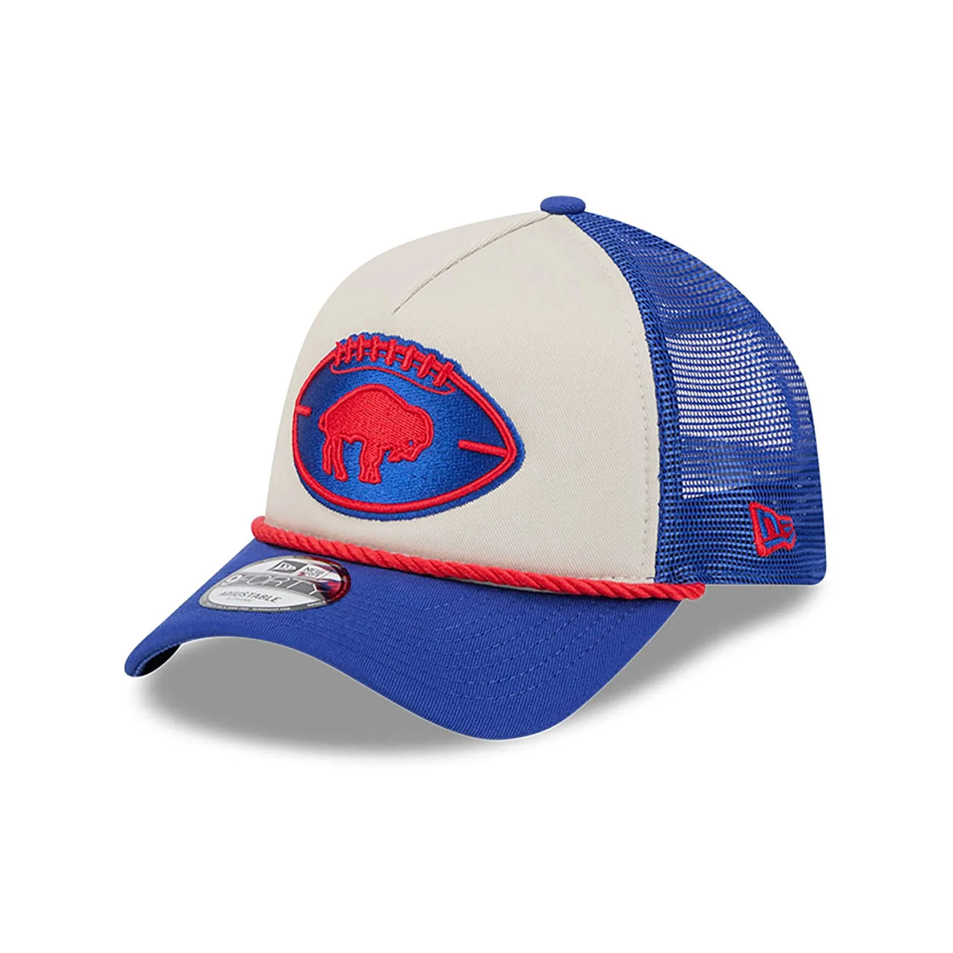 Buffalo Bills NFL Sideline 2024 Historic Blue 9FORTY A-Frame Adjustable Cap