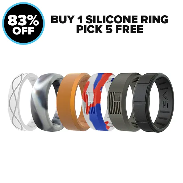 BUY 1 SILICONE RING GET 5