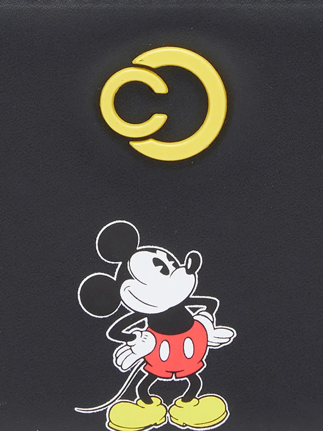 Caprese Disney Inspired Printed Mickey Mouse Collection Small Wallet Black