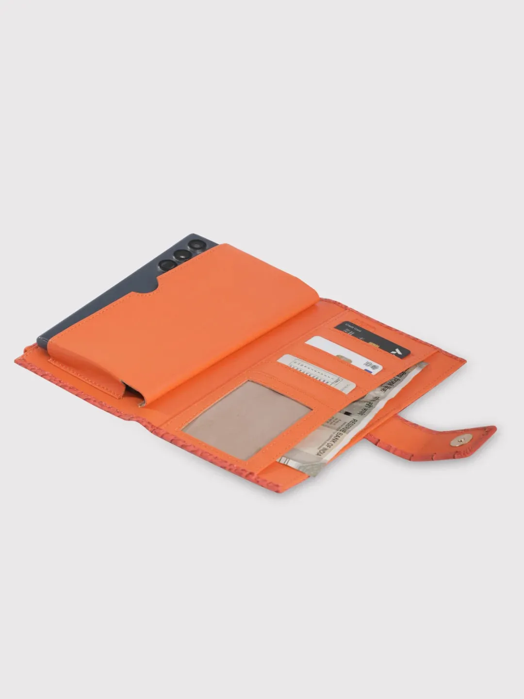 Caprese Luna Bifold Wallet Medium Orange