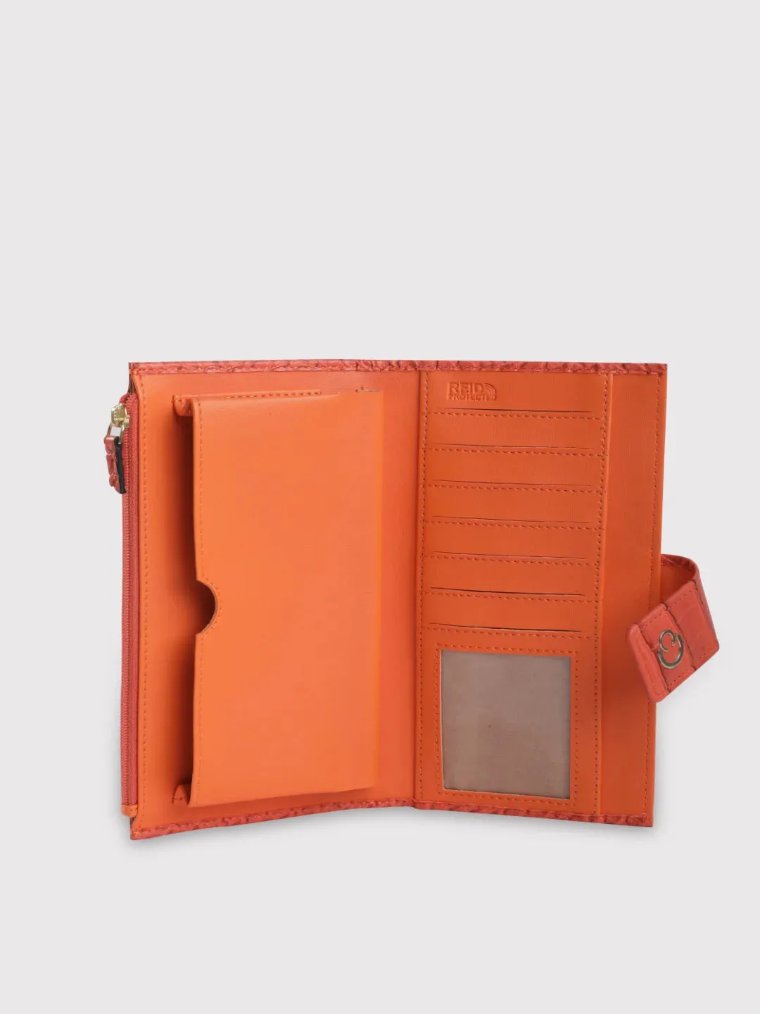 Caprese Luna Bifold Wallet Medium Orange