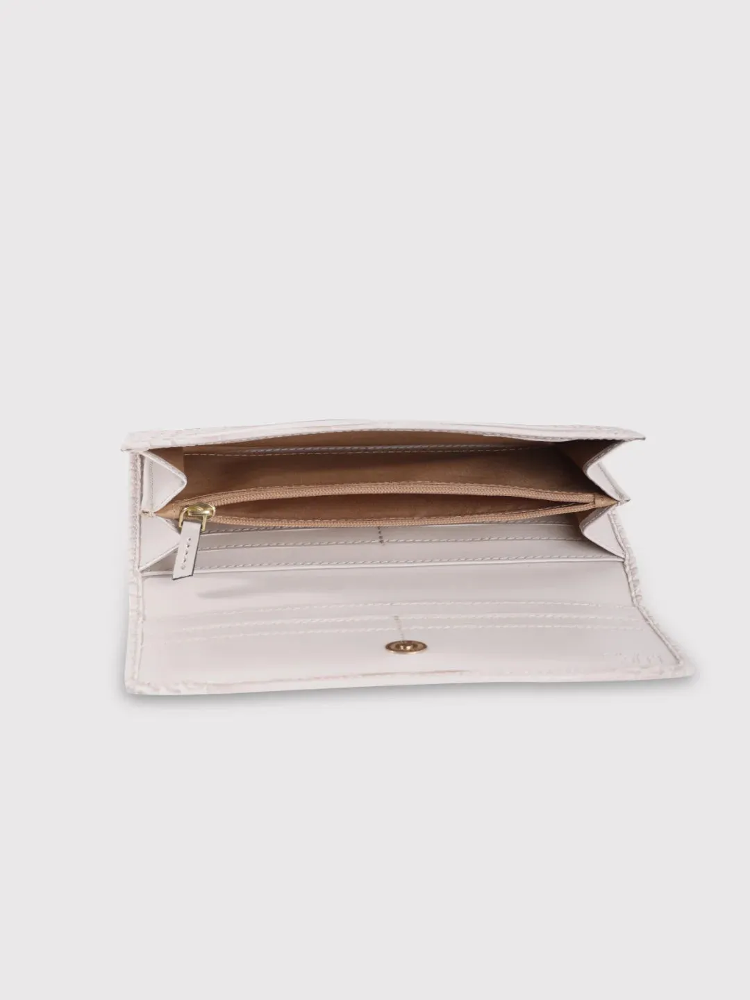 Caprese Luna Wallet Medium Flap Wallet Cream