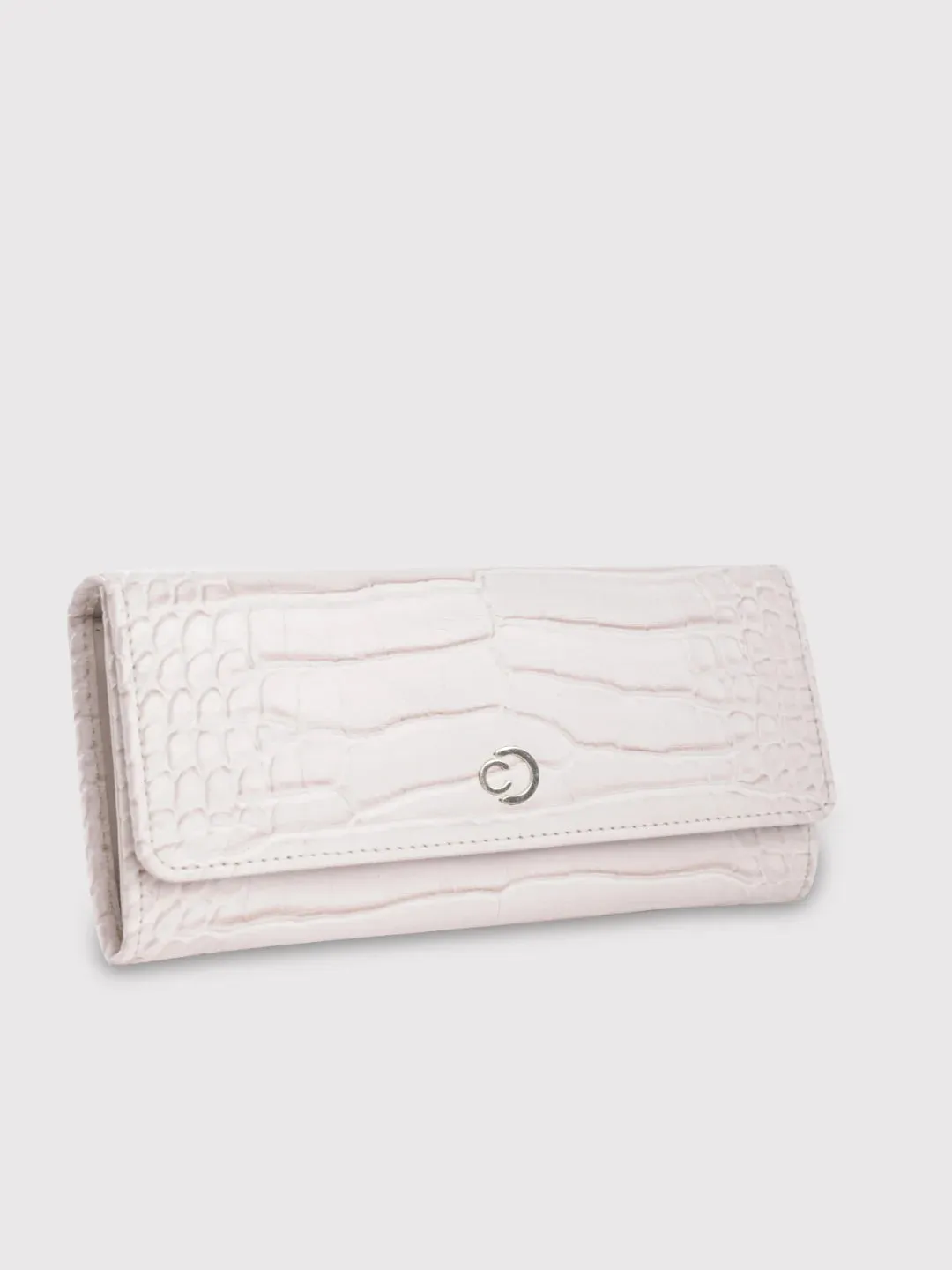 Caprese Luna Wallet Medium Flap Wallet Cream