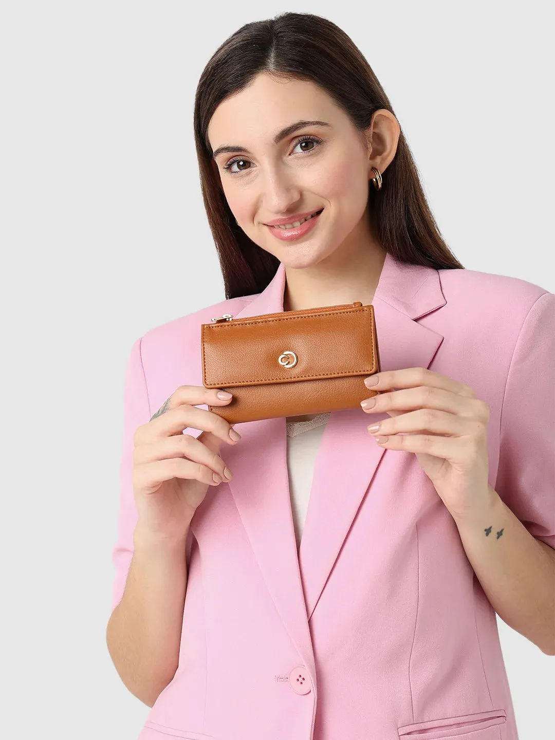 Caprese Luzie Wallet Small Tan