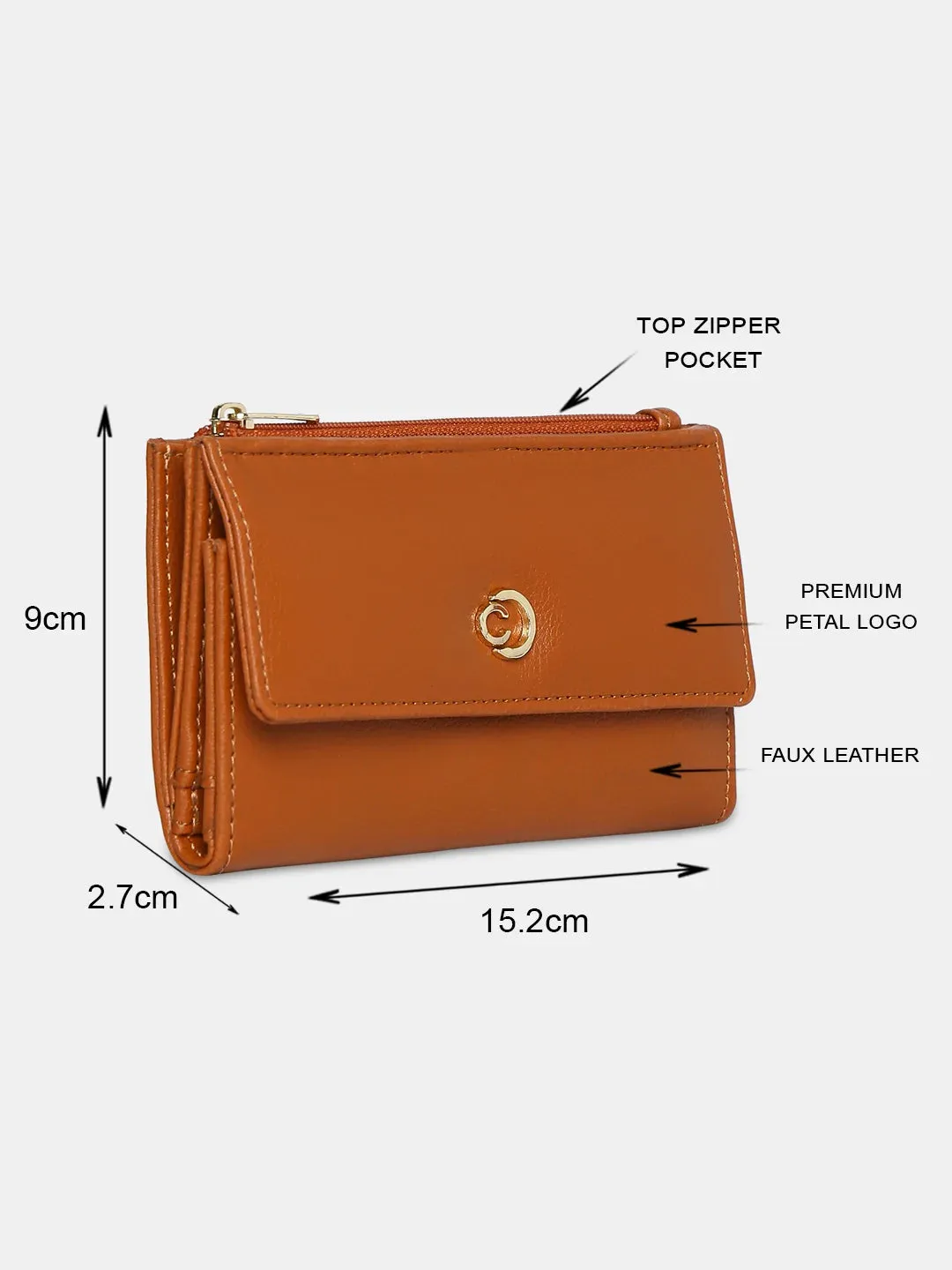 Caprese Luzie Wallet Small Tan