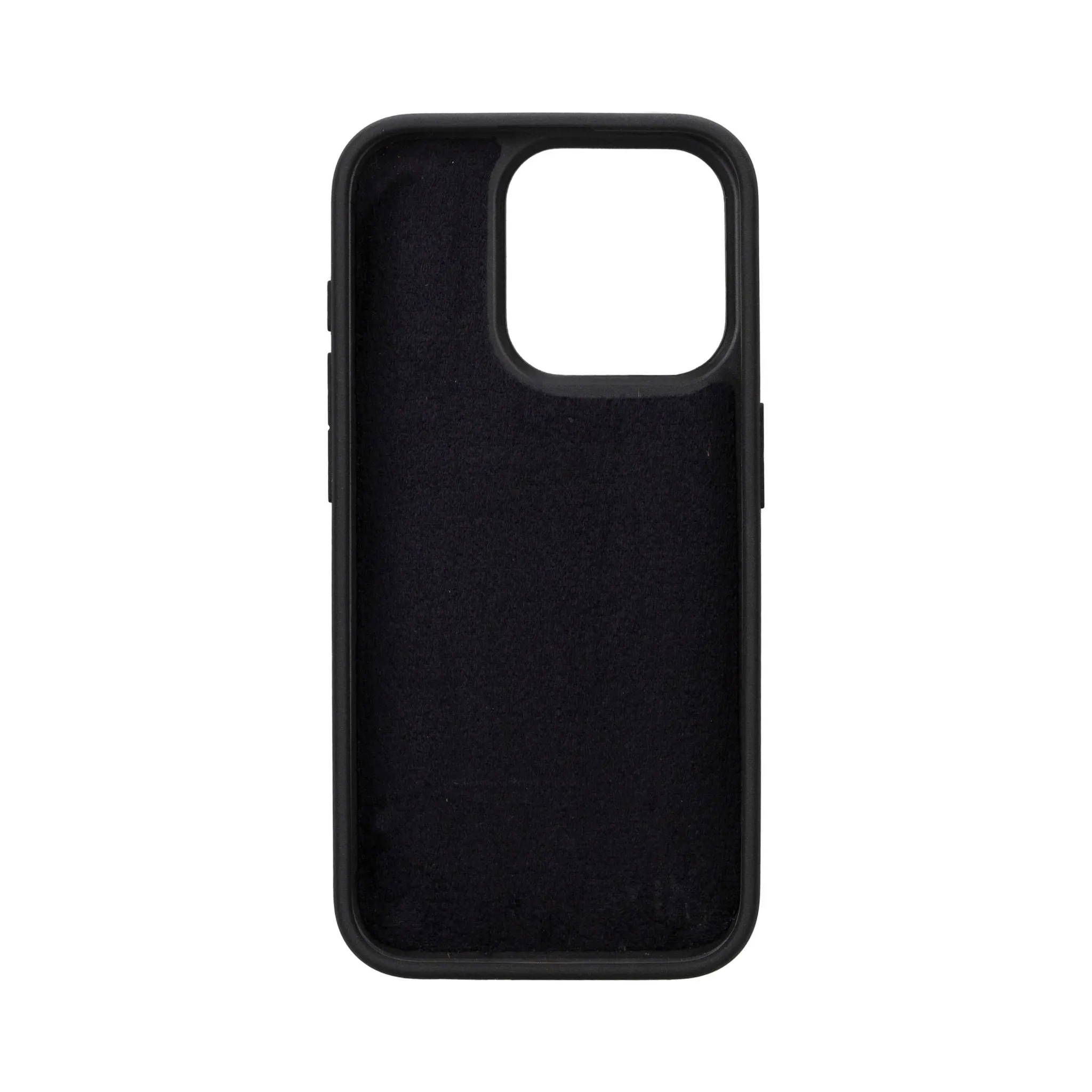 Carter iPhone 16 Pro Wallet Case, Pebble Black