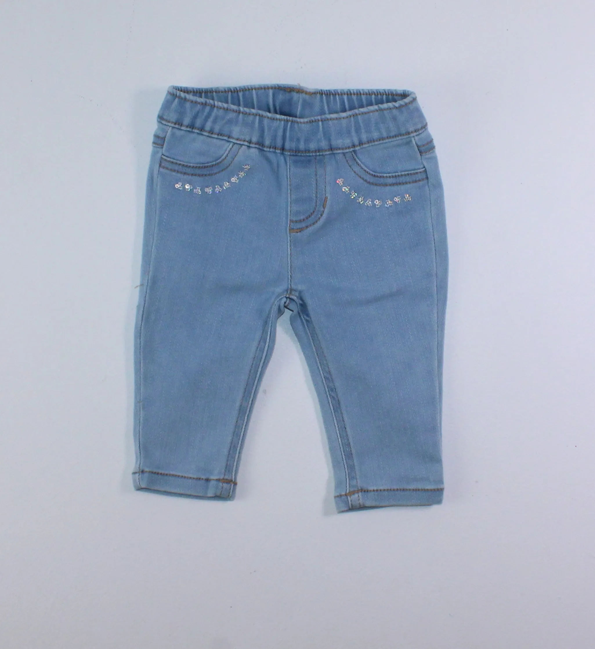 CARTERS LIGHT WASH JEANS 6M EUC