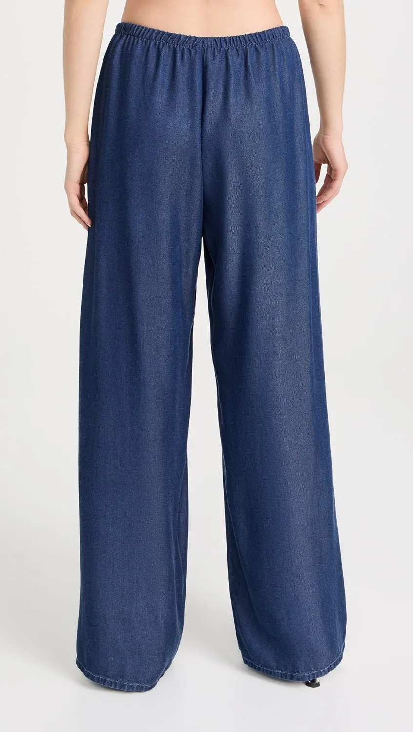 Chambray Easy Pants