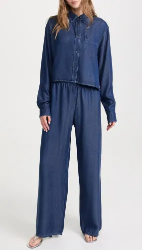 Chambray Easy Pants