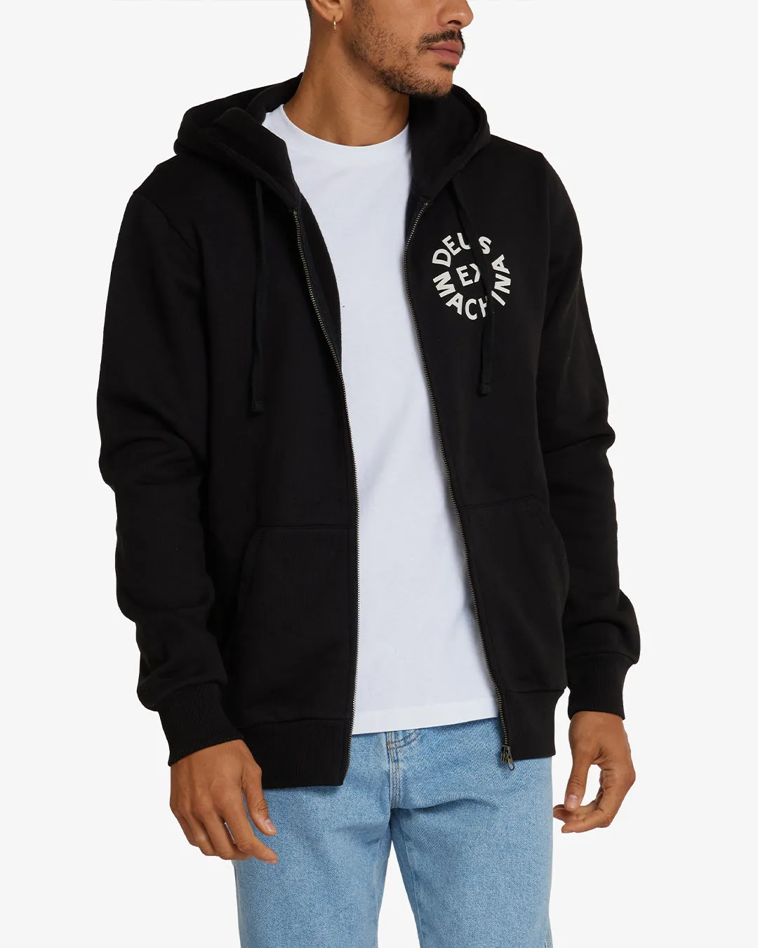 Circle Logo Hoodie - Black