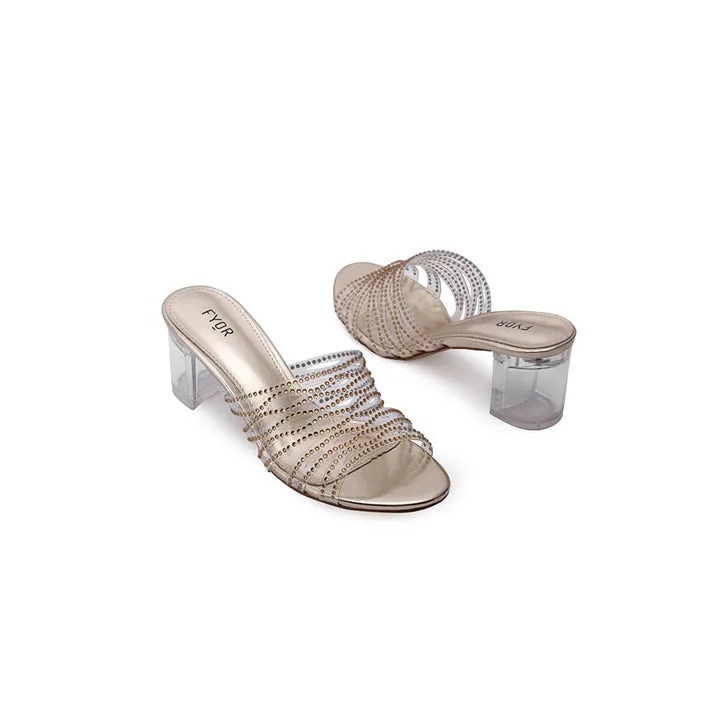 Clear Box Heel Sandal BB 13