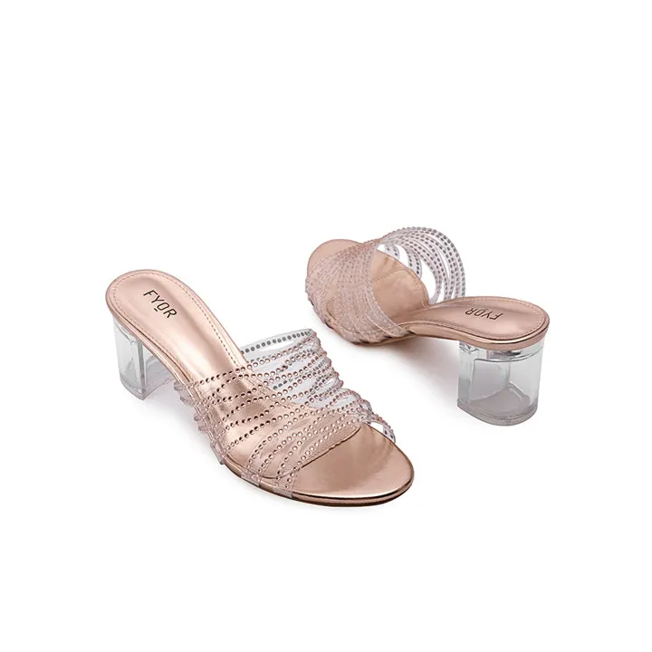 Clear Box Heel Sandal BB 13