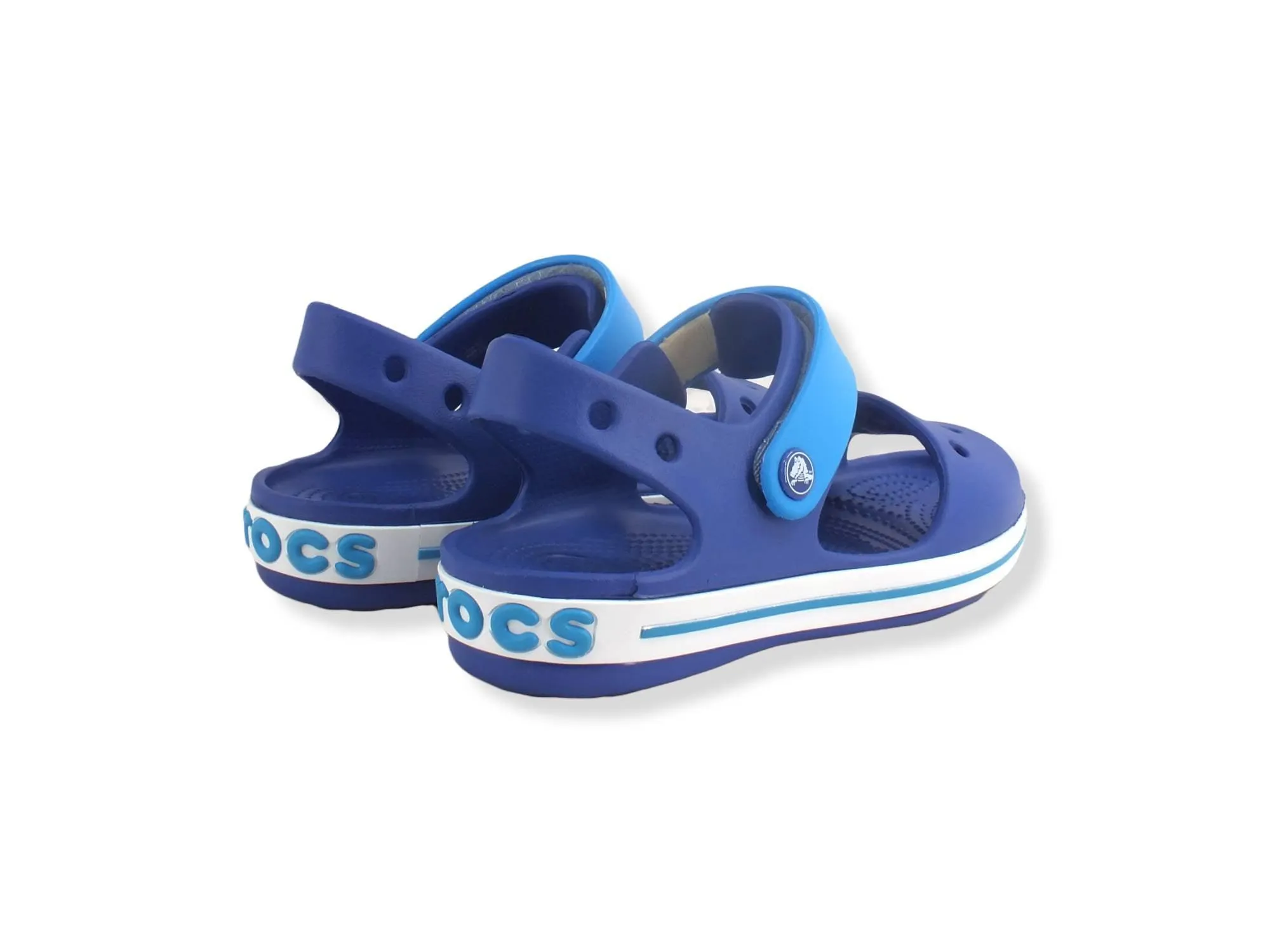 CROCS Crocband Sandal Bambino Blu Cerulean Blue Ocean 12856-4BX