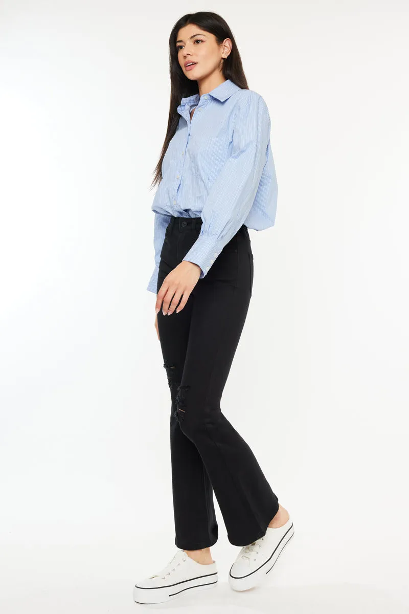 Crystal High Rise Bootcut Jeans (Petite)