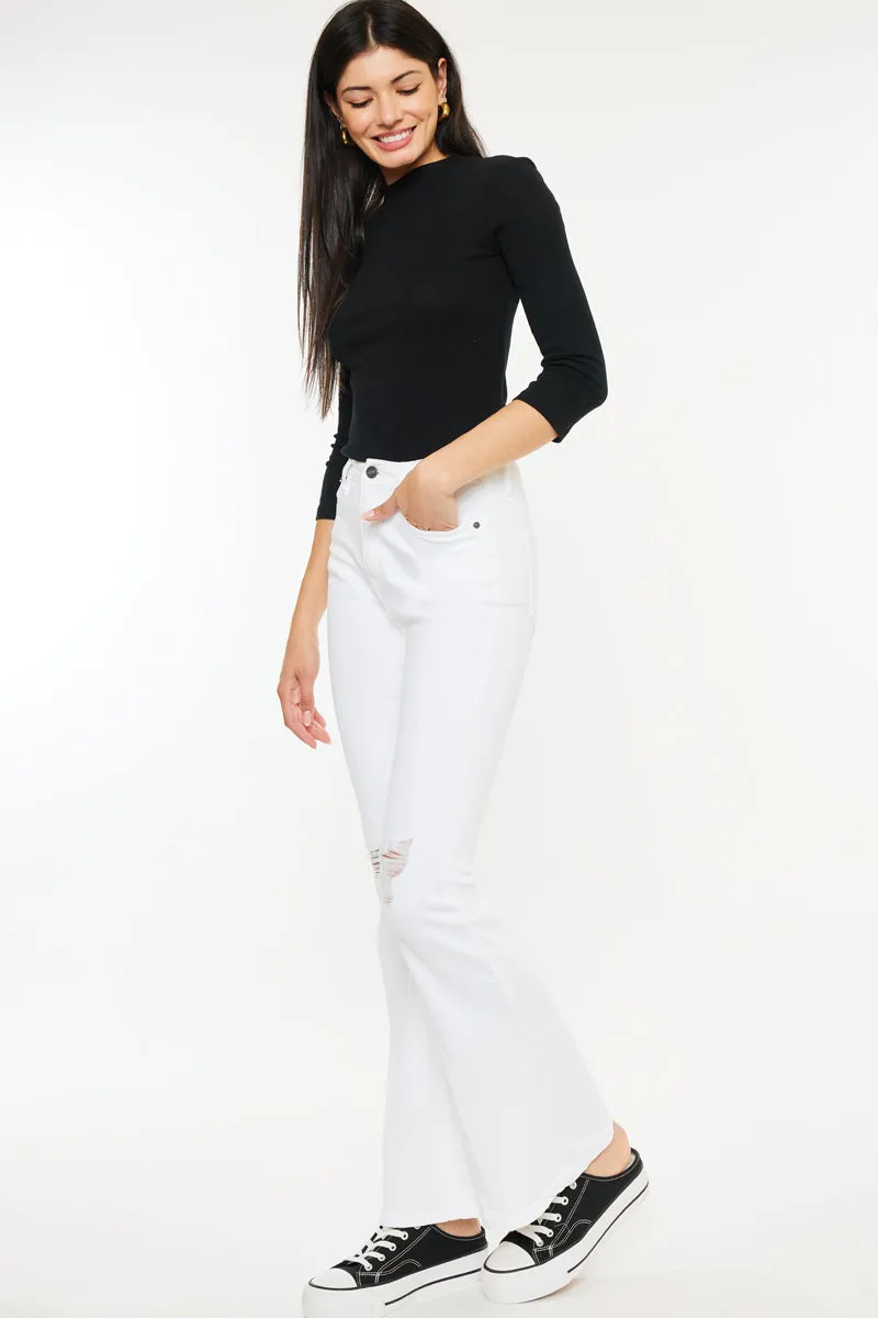 Crystal High Rise Bootcut Jeans (Petite)