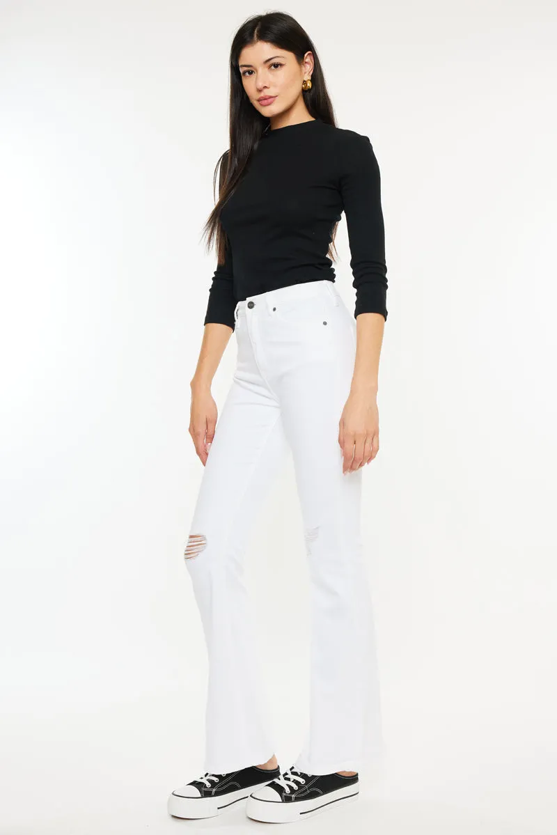 Crystal High Rise Bootcut Jeans (Petite)