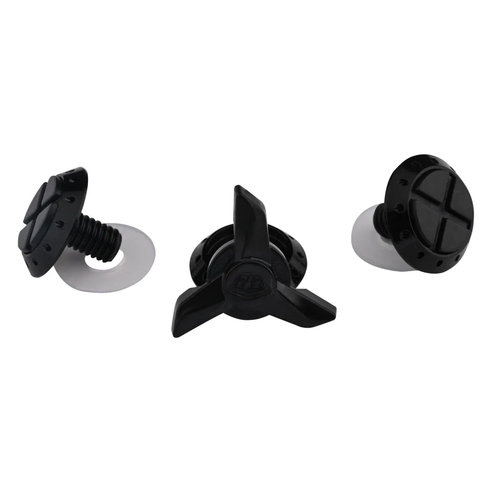 D4 Visor Screw Solid Black