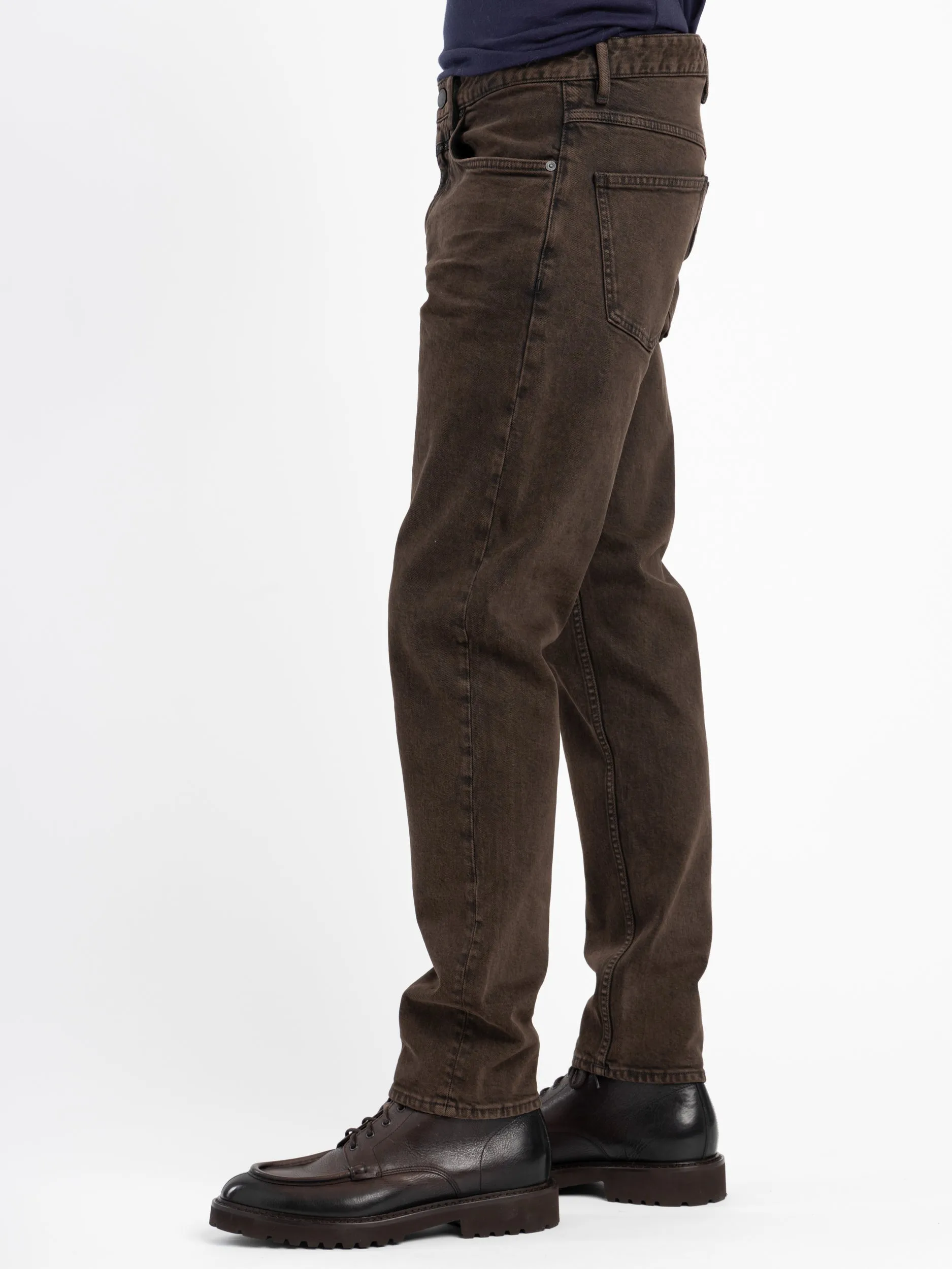 Dark Brown Cooper Tapered Jeans