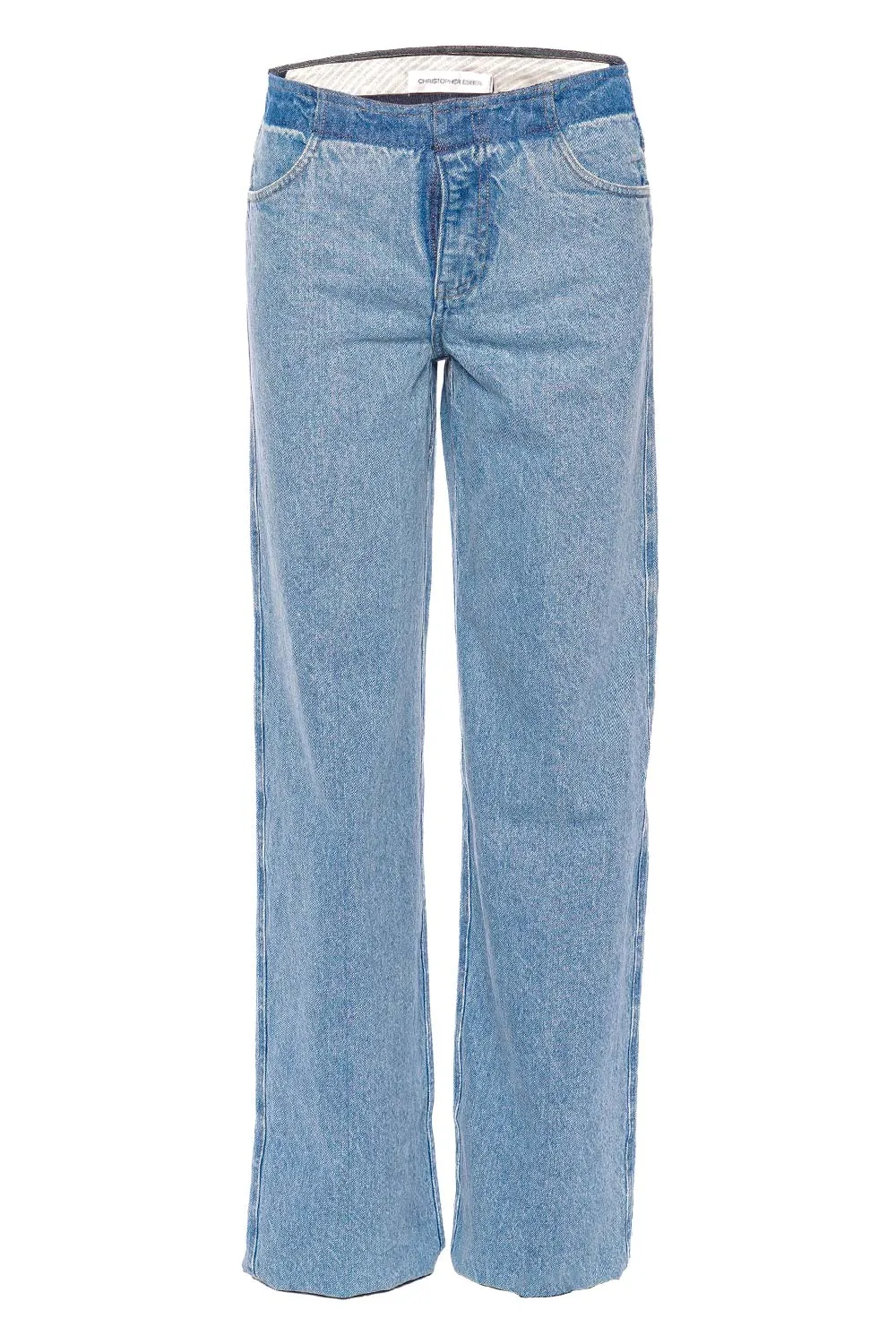 Deconstruct Denim Straight Leg Jeans