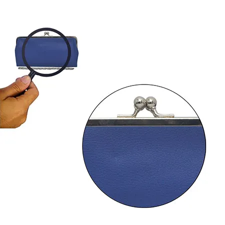 Double Frame Navy NGIL Vintage Style Wallet