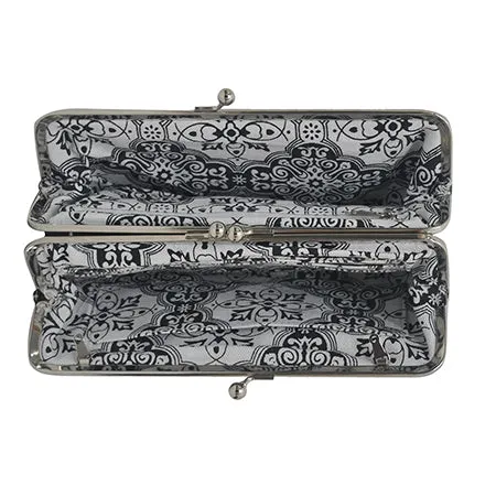 Double Frame Navy NGIL Vintage Style Wallet