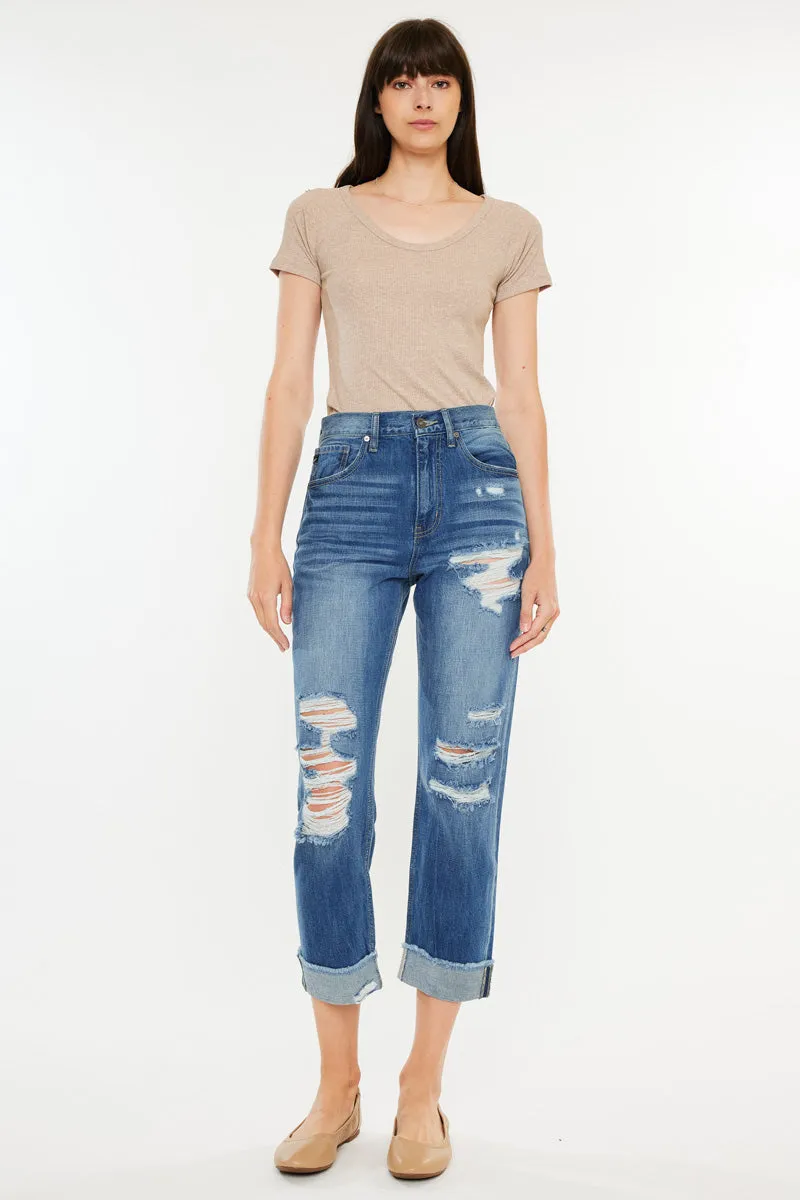 Eloise High Rise Straight Leg Jeans