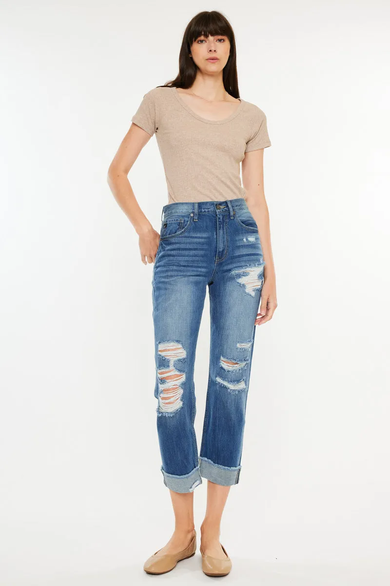 Eloise High Rise Straight Leg Jeans