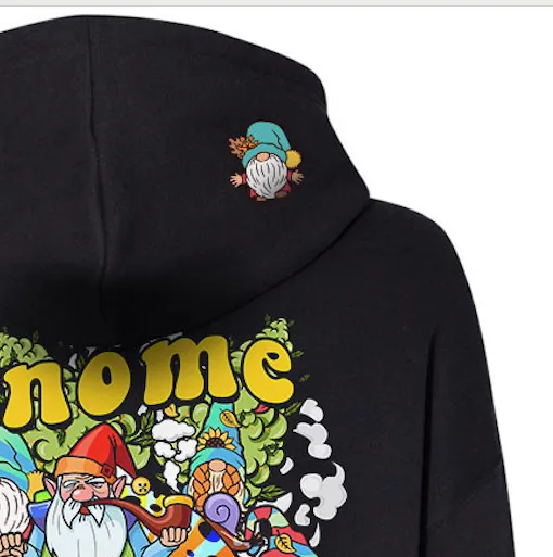 Gnome Grown Crop Top Hoodie