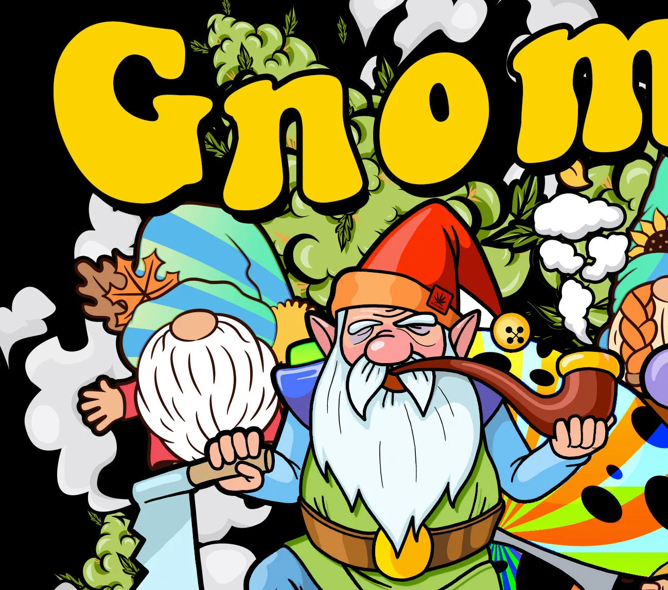 Gnome Grown Crop Top Hoodie