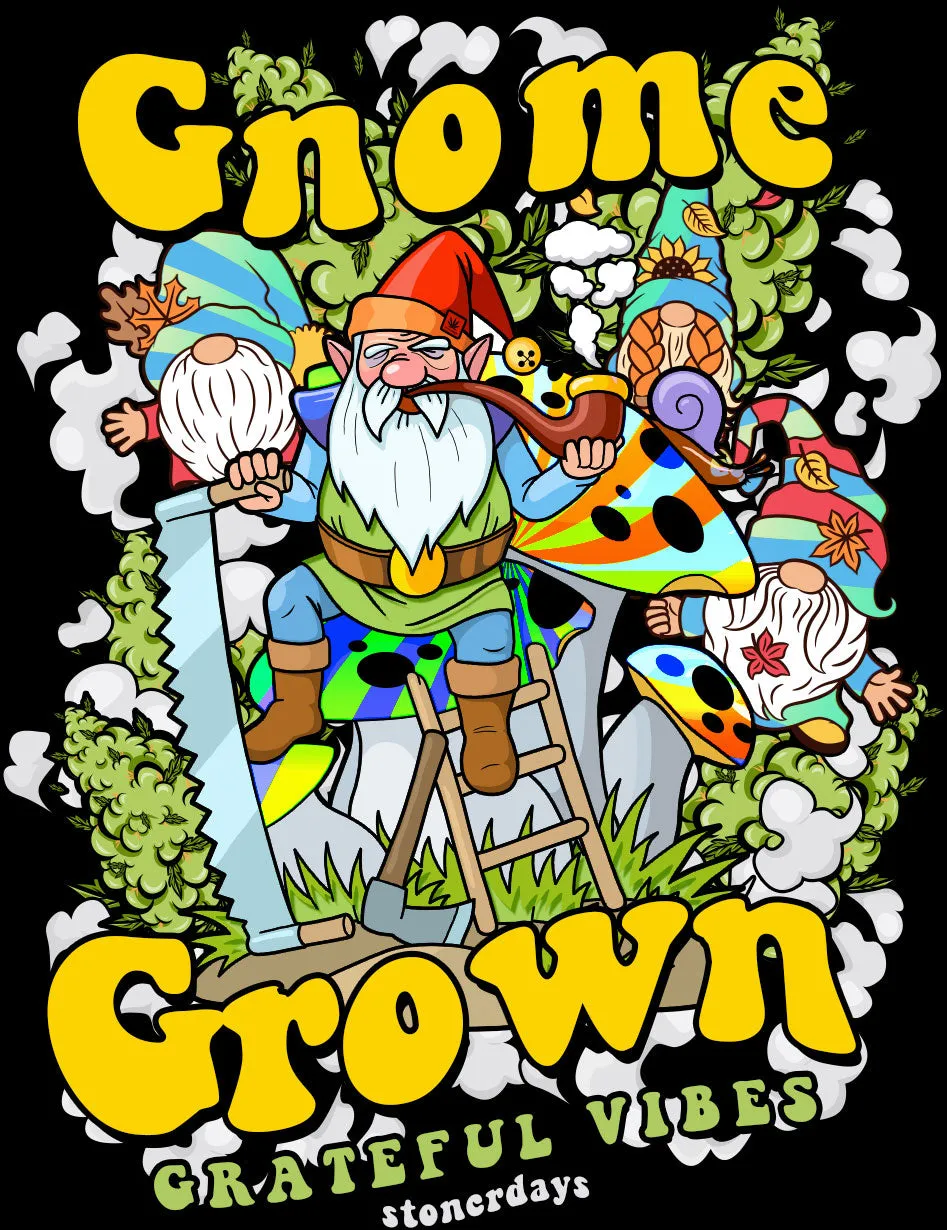 Gnome Grown Crop Top Hoodie