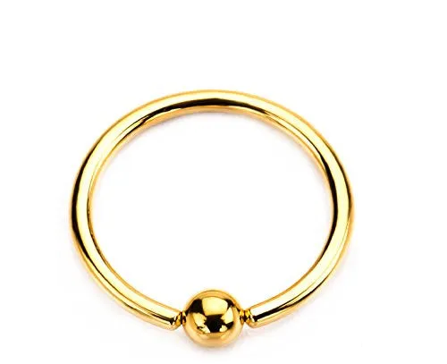 Gold PVD Plated WildKlass Captive Bead Rings